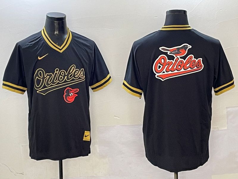 Men Baltimore Orioles Blank Black Gold Game 2025 Nike MLB Jersey style 6